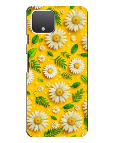 Чехол для Google Pixel 4 с картинкой «Ромашковое солнце»
