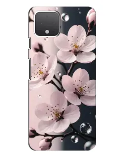 Чехол для Google Pixel 4 с картинкой «Нежная сакура и капли»