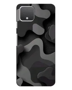 Чохол для Google Pixel 4 з картинкою «Темний абстрактний камуфляж»