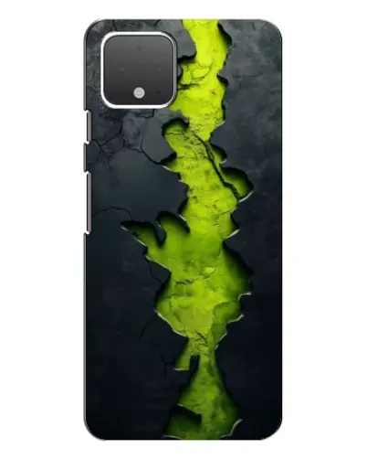 Чохол для Google Pixel 4 з картинкою «Салатовий розлом скелі»