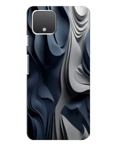 Чохол для Google Pixel 4 з картинкою «Об'ємні сині складки»