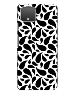Чохол для Google Pixel 4 з картинкою «Контрастні чорні краплі»
