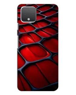 Чохол для Google Pixel 4 з картинкою «Червона глянцева сітка»