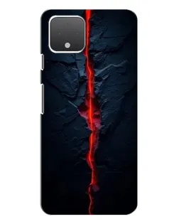 Чохол для Google Pixel 4 з картинкою «Червона лавова тріщина»