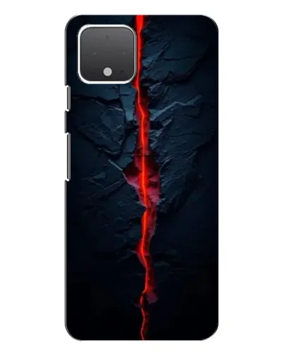 Чохол для Google Pixel 4 з картинкою «Червона лавова тріщина»