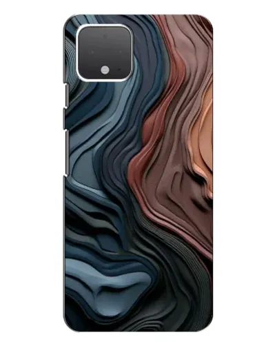 Чохол для Google Pixel 4 з картинкою «Кольорові хвилі каньйону»