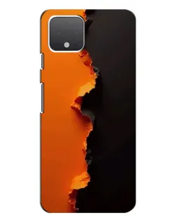 Чохол для Google Pixel 4 з картинкою «Помаранчевий розлом»