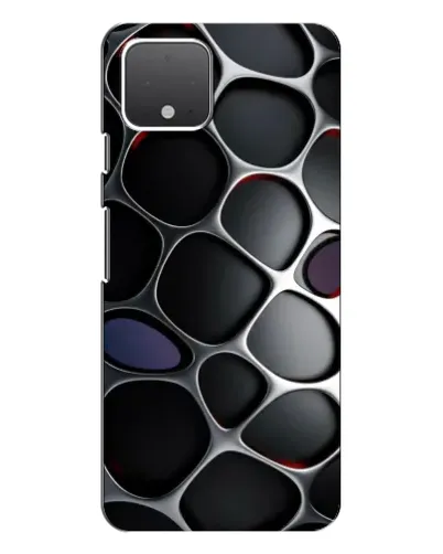 Чохол для Google Pixel 4 з картинкою «Об'ємна темна решітка»