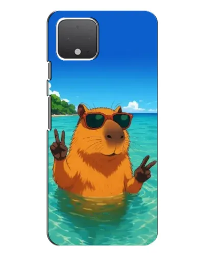 Чохол для Google Pixel 4 з картинкою «Морська капібара»