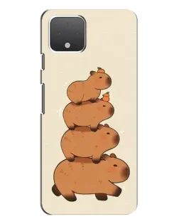 Чохол для Google Pixel 4 з картинкою «Вежа з капібар»