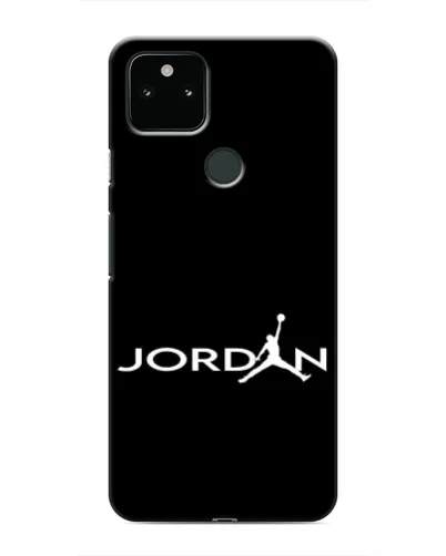 Чехол для Google Pixel 4a 5G с картинкой «Jordan White Logo»