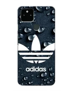 Чехол для Google Pixel 4a 5G с картинкой «Adidas Trefoil Blue»