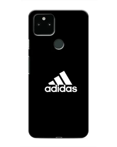 Чехол для Google Pixel 4a 5G с картинкой «Черная классика Adidas»