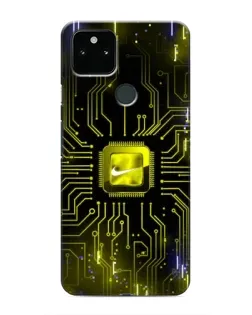 Чохол для Google Pixel 4a 5G з картинкою «Nike — золота іскра»