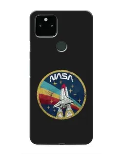 Чехол для Google Pixel 4a 5G с картинкой «NASA — эмблема миссии»
