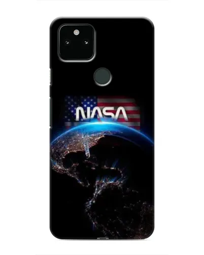 Чехол для Google Pixel 4a 5G с картинкой «Земля из космоса NASA»