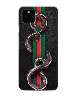 Чохол для Google Pixel 4a 5G з картинкою «Gucci — змія на смузі»
