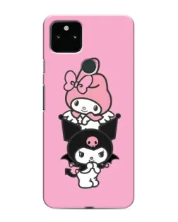 Чехол для Google Pixel 4a 5G с картинкой «My Melody и Kuromi»