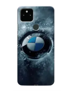Чохол для Google Pixel 4a 5G з картинкою «Логотип BMW — лід»