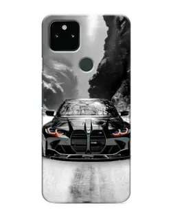 Чохол для Google Pixel 4a 5G з картинкою «BMW — акварельний дрифт»