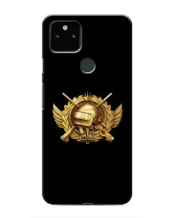 Чехол для Google Pixel 4a 5G с картинкой «PUBG — оранжевый градиент»
