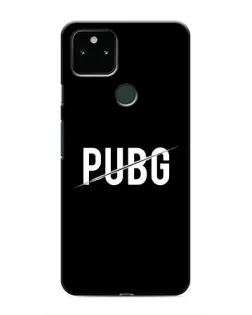 Чехол для Google Pixel 4a 5G с картинкой «PUBG — белый логотип»
