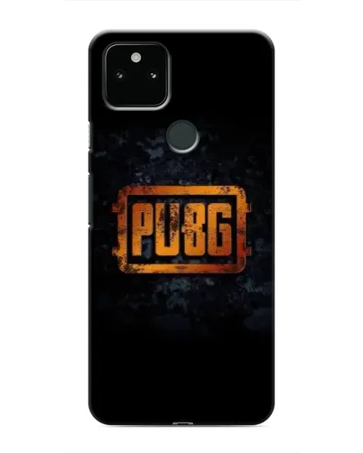 Чехол для Google Pixel 4a 5G с картинкой «PUBG — золотой логотип»