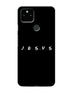 Чехол для Google Pixel 4a 5G с картинкой «Точки веры J.E.S.U.S.»