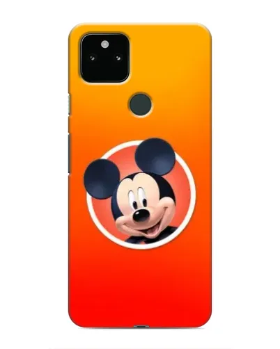 Чехол для Google Pixel 4a 5G с картинкой «Mickey в круге»