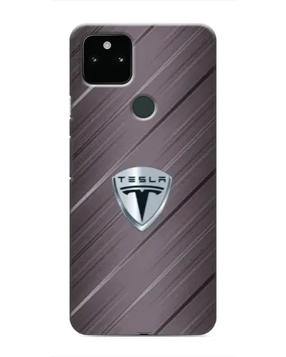 Чохол для Google Pixel 4a 5G з картинкою «Металева текстура Tesla»