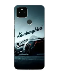 Чехол для Google Pixel 4a 5G с картинкой «Классическая надпись Lamborghini»