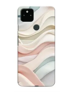 Чехол для Google Pixel 4a 5G с картинкой «Пастельные нежные волны»