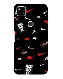 Чехол для Google Pixel 4a с картинкой «Nike Mix Pattern»
