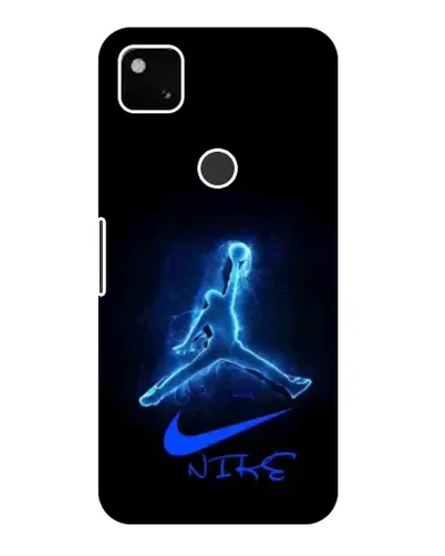 Чехол для Google Pixel 4a с картинкой «Jordan Neon Blue»