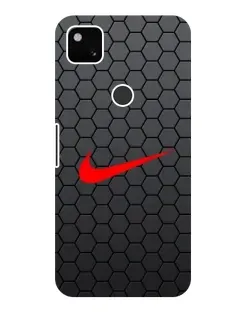Чохол для Google Pixel 4a з картинкою «Nike — карбонова сітка»