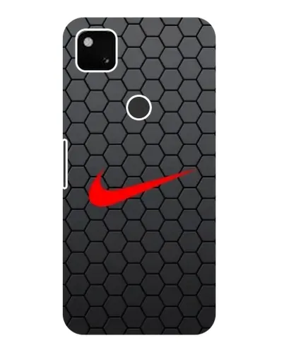 Чохол для Google Pixel 4a з картинкою «Nike — карбонова сітка»