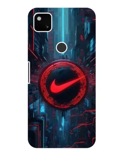 Чохол для Google Pixel 4a з картинкою «Техногенний стиль Nike»