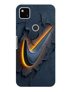 Чохол для Google Pixel 4a з картинкою «Об'ємний логотип Найк»