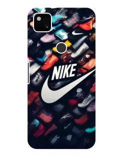 Чохол для Google Pixel 4a з картинкою «Колекція кросівок Nike»