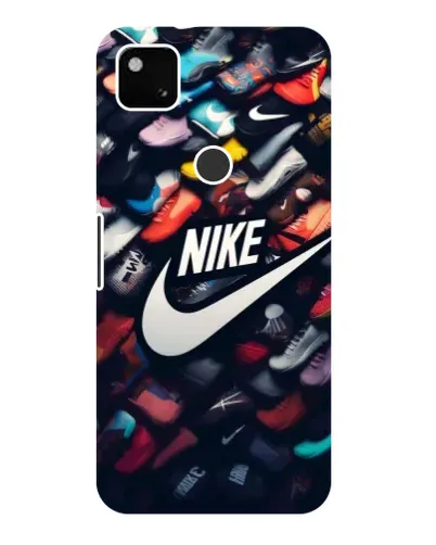 Чохол для Google Pixel 4a з картинкою «Колекція кросівок Nike»