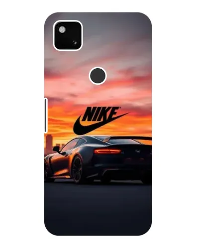 Чохол для Google Pixel 4a з картинкою «Nike та суперкар»