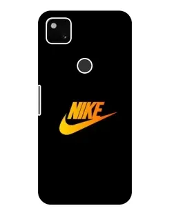 Чохол для Google Pixel 4a з картинкою «Золотий логотип Nike»
