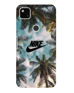 Чохол для Google Pixel 4a з картинкою «Тропічний принт Nike»