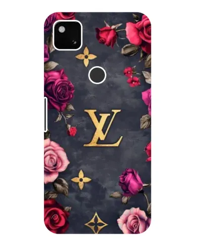 Чохол для Google Pixel 4a з картинкою «Квітковий Louis Vuitton»