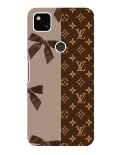 Чохол для Google Pixel 4a з картинкою «Louis Vuitton — банти»