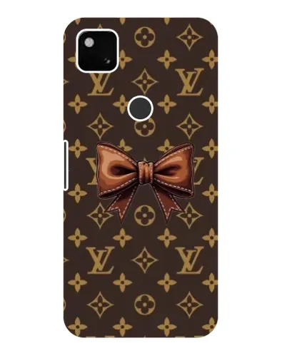 Чохол для Google Pixel 4a з картинкою «LV з бантом»