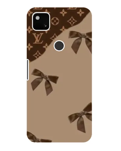 Чохол для Google Pixel 4a з картинкою «LV — кавовий атлас»