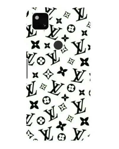 Чохол для Google Pixel 4a з картинкою «Монохромний хаос LV»
