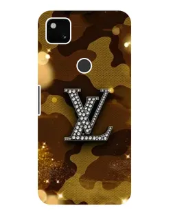 Чохол для Google Pixel 4a з картинкою «Камуфляжний Louis Vuitton»