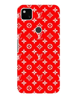Чохол для Google Pixel 4a з картинкою «Яскравий паттерн LV»